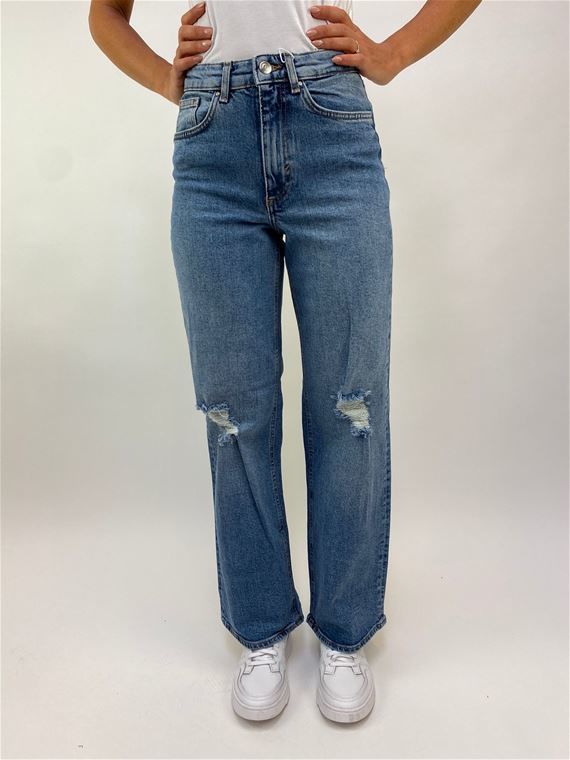 JEANS WIDE ROTTURE