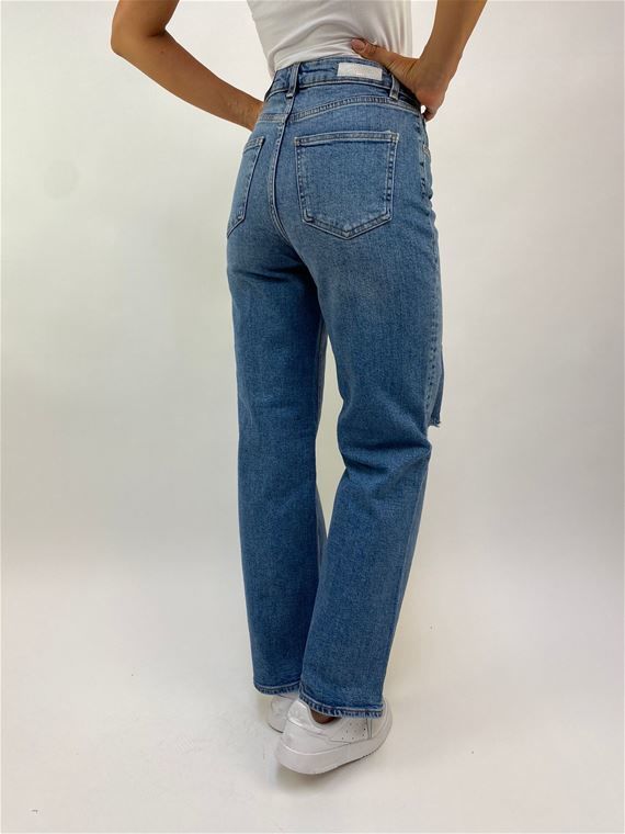 JEANS WIDE ROTTURE