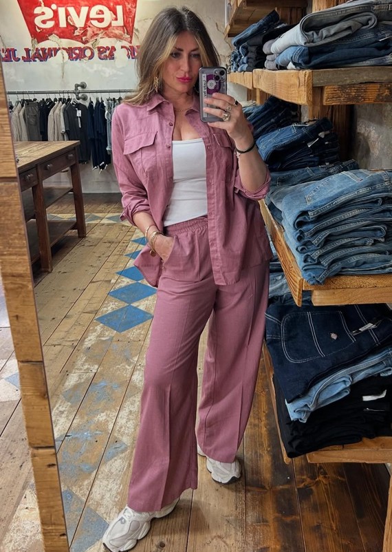 PANTALONE IN LINO