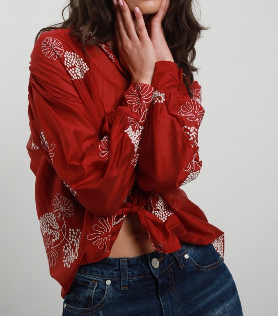 CAMICIA RICAMATA