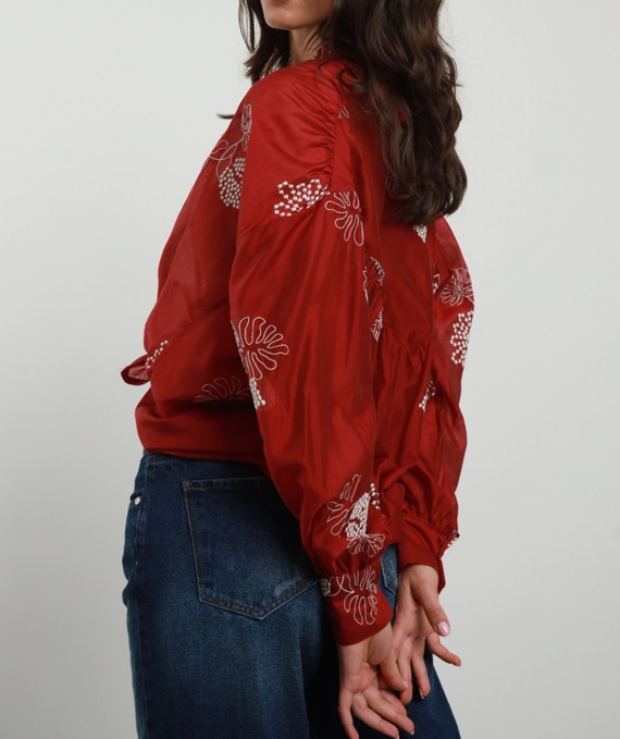 CAMICIA RICAMATA