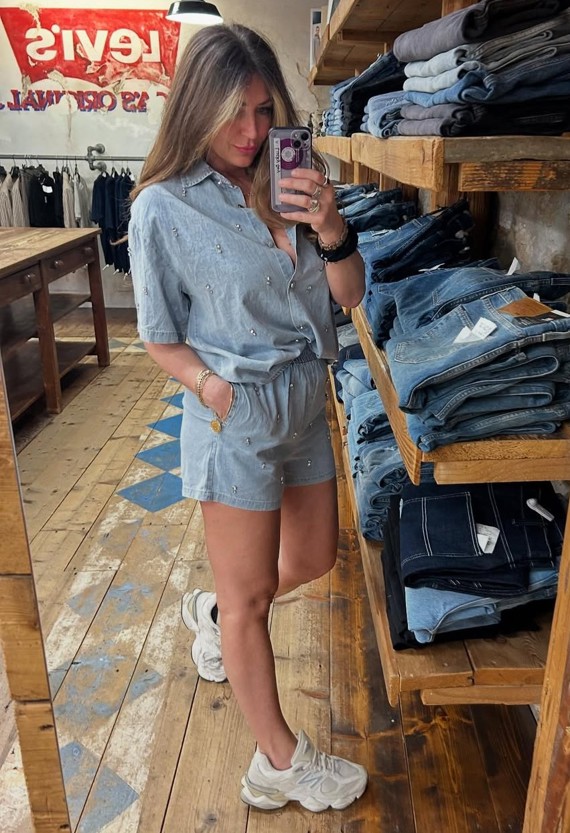 COMPLETO CAMICIA E SHORT