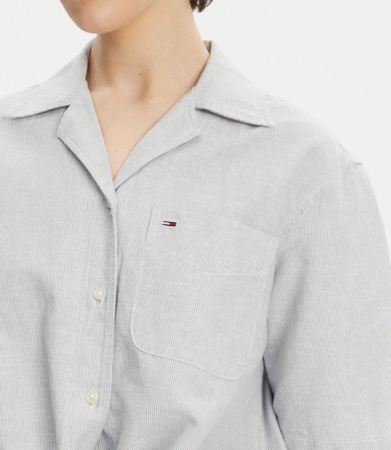 CAMICIA LINO CON NODO