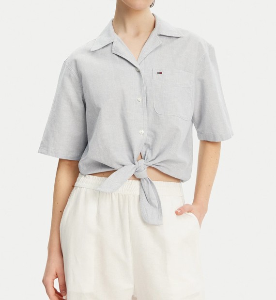 CAMICIA LINO CON NODO