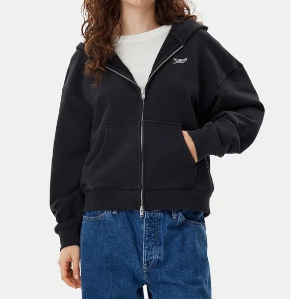 FELPA ZIP CAPPUCCIO